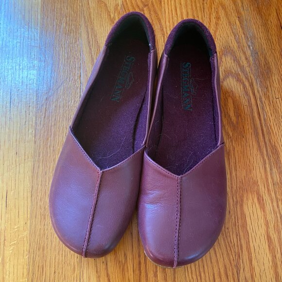 Stegmann Women's Liesl Leather Skimmer Shoes Size 9 - Picture 3 of 6